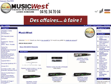 Tablet Screenshot of music-west.com